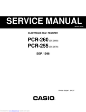 Casio PCR-255 Service Manual