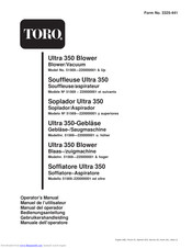 Toro Ultra 350 Operator's Manual