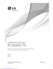 LG 50PM4710-TD Owner's Manual