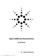 Agilent Technologies Agilent 35900E Service Manual
