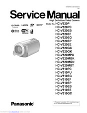 Panasonic HC-V520EF Service Manual