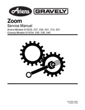 Ariens Gravely 915038 Service Manual