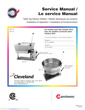 Cleveland SPLASH PROOF SET-10 Service Manual