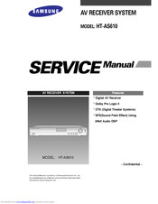 Samsung HT-AS610 Service Manual