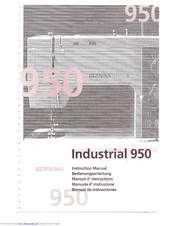 Bernina 950 Industrial Instruction Manual