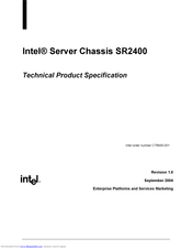 Intel SR2400 Technical Product Specification