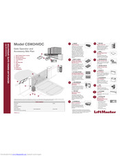 Chamberlain CSW24VDC Manual