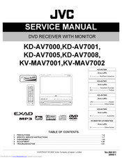 JVC KD-MAV7002 Service Manual