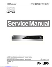 Philips DVR5100/75 Service Manual