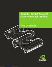 Nvidia QUADRO NVLINK
BRIDGE Quick Start Manual