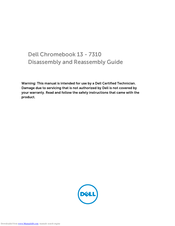 Dell Chromebook 13-7310 Disassembly And Reassembly Manual
