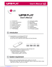 LG UP3 FLAT User Manual