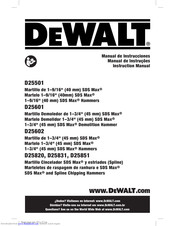 DeWalt D25501-B2 Instruction Manual