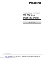 Panasonic AFP7Y16P User Manual