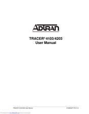 ADTRAN TRACER 4203 User Manual