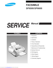 samsung SF6600 Service Manual