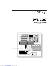 Sony DVS-7200 Product Manual