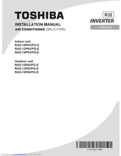 Toshiba RAS-13PKVPG-E Installation Manual