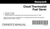 Honeywell CT1800 Owner's Manual