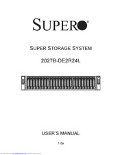 Supero 2027B-DE2R24L User Manual