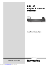 Raymarine eci-100 Installation Instructions Manual