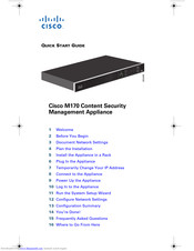 Cisco M170 Quick Start Manual