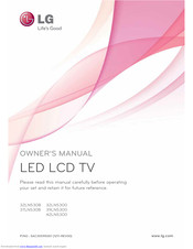 LG 37LN530B Owner's Manual