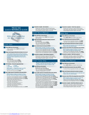 VeriFone TRANZ 380 Quick Reference Manual