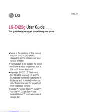 LG Optimus L3 II User Manual