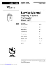 Whirlpool AWO 5963 Service Manual