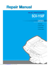 Samsung Inkjet SCX-1150F Repair Manual