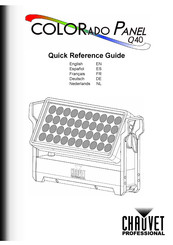 Chauvet COLORado Panel Q40 Quick Reference Manual