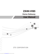 Zte ZXHN H185 User Manual