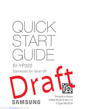 Samsung EI-YP322 Quick Start Manual