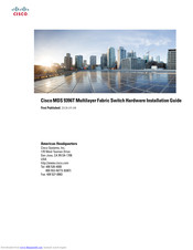 Cisco MDS 9396T Hardware Installation Manual