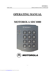 Motorola SDC1000 Operating Manual