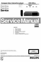 Philips CDI 220/00 Service Manual