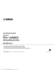 Yamaha AVENTAGE RX-A880 Owner's Manual