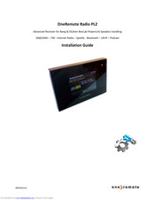 OneRemote Radio PL2 Installation Manual