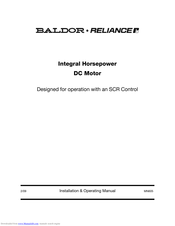 Baldor MN605 Installation And Operating Manual