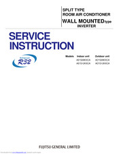 Fujitsu AO*G09KXCA Series Service Instruction