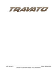 Winnebago Travato 2019 Operator's Manual