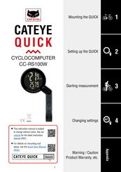 Cateye CC-RS100W Quick Start Up Manual