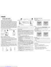 VTECH TM3111-2 Quick Start Manual