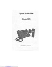 Siemens Gigaset 2420 System User Manual