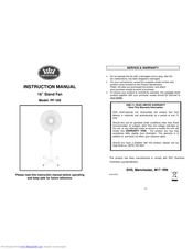 Prem-I-Air PF-16S Instruction Manual