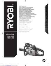 Ryobi RCS5145B Original Instructions Manual