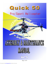QuickWorldWide Quick 50 Pro Assembly And Maintenance Manual