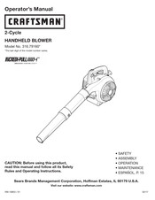 Craftsman INCREDI-PULL 316.79160 SERIES Operator's Manual