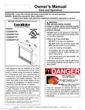 Heatilator CD4236IFTLR Owner's Manual